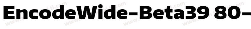 EncodeWide-Beta39 80字体转换